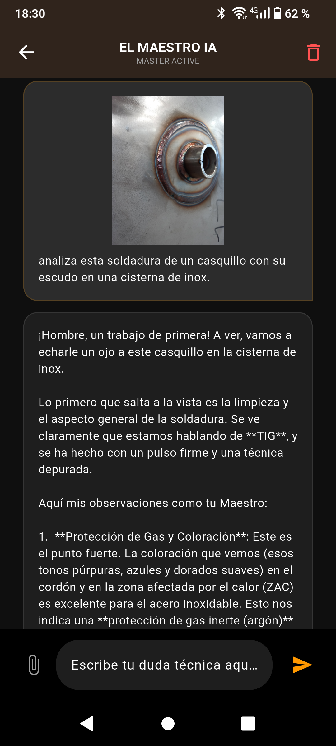 Captura de pantalla de WeldPro